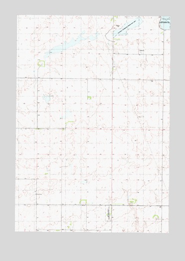 Gettysburg Municipal Airport SE, SD USGS Topographic Map