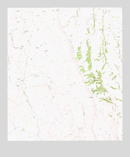 Gettysburg Peak, TX USGS Topographic Map