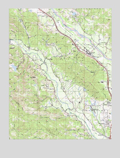 Geyserville, CA USGS Topographic Map