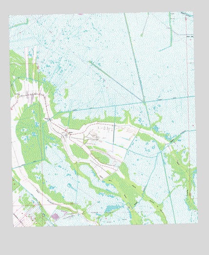 Gheens, LA USGS Topographic Map