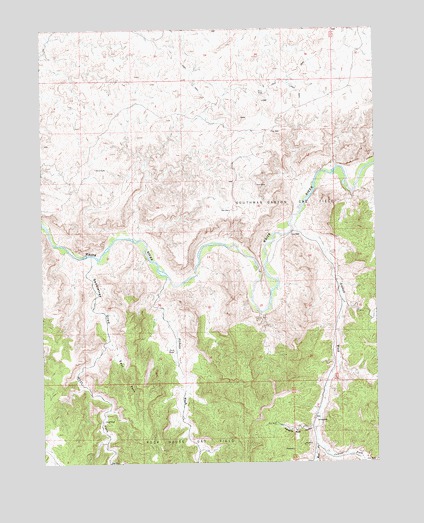 Asphalt Wash, UT USGS Topographic Map