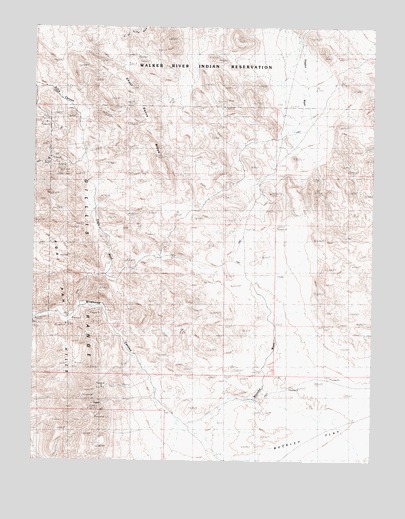 Ghost Dance Ridge, NV USGS Topographic Map