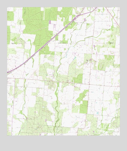 Ghost Hill, TX USGS Topographic Map