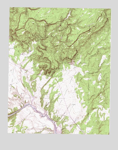 Ghost Ranch, NM USGS Topographic Map