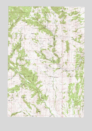 Giant Hill, MT USGS Topographic Map