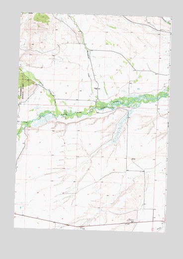 Gibbons School, MT USGS Topographic Map