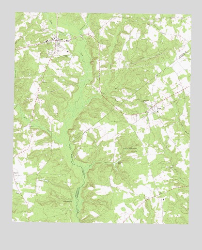 Gibson, GA USGS Topographic Map