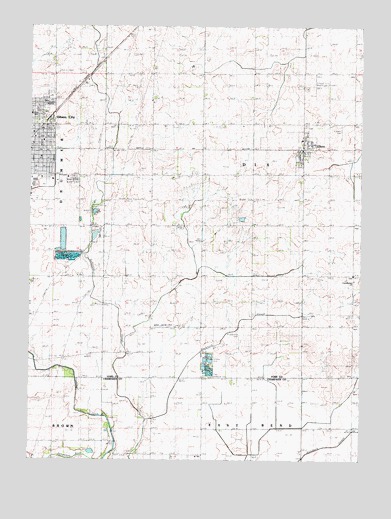 Gibson City East, IL USGS Topographic Map