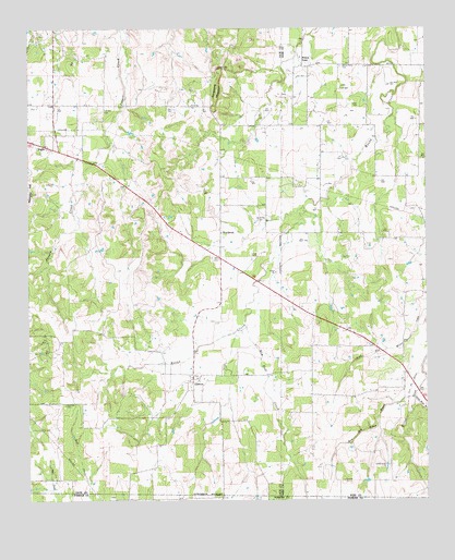 Gibtown, TX USGS Topographic Map