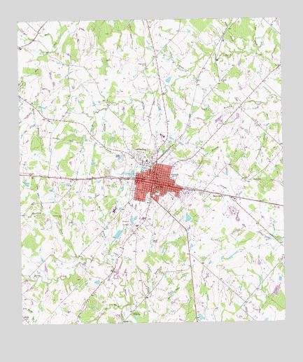 Giddings, TX USGS Topographic Map