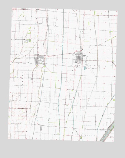 Gideon, MO USGS Topographic Map