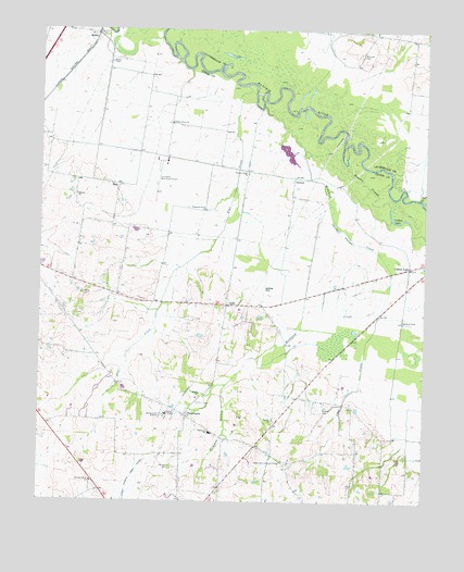 Gift, TN USGS Topographic Map