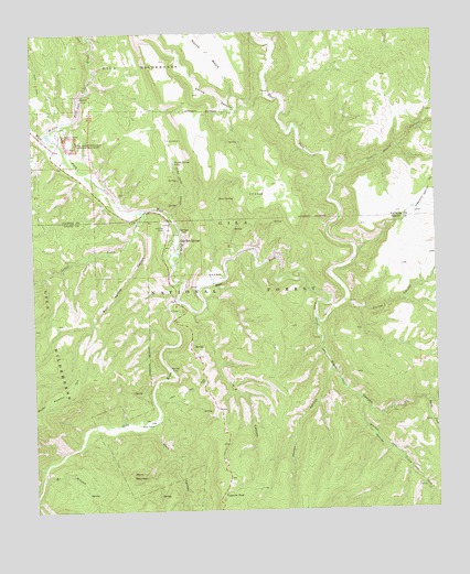 Gila Hot Springs, NM USGS Topographic Map