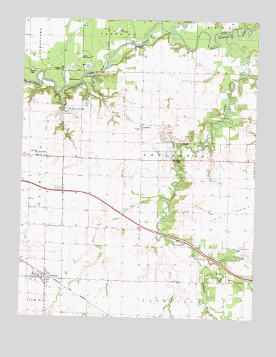 Addieville, IL USGS Topographic Map