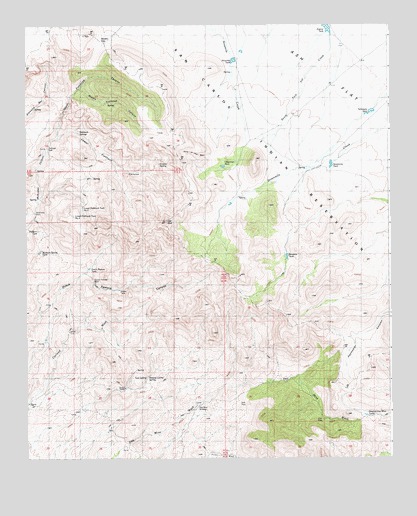 Gila Peak, AZ USGS Topographic Map