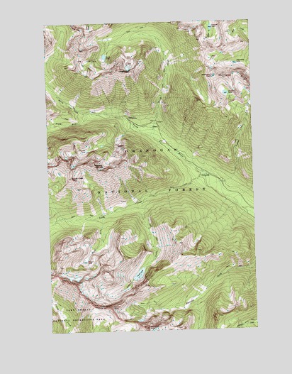 Gilbert, WA USGS Topographic Map