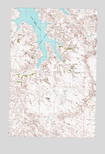Gilbert Creek, MT USGS Topographic Map