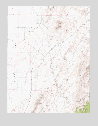 Gilbert Creek NE, NV USGS Topographic Map