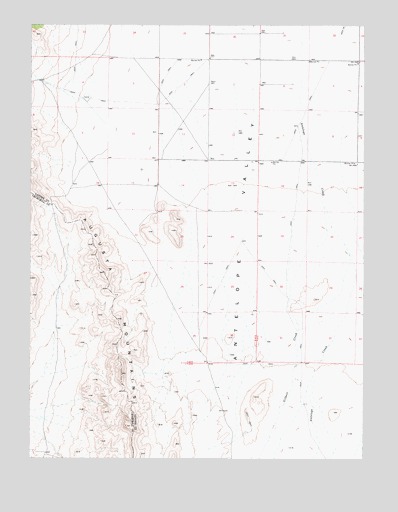 Gilbert Creek NW, NV USGS Topographic Map