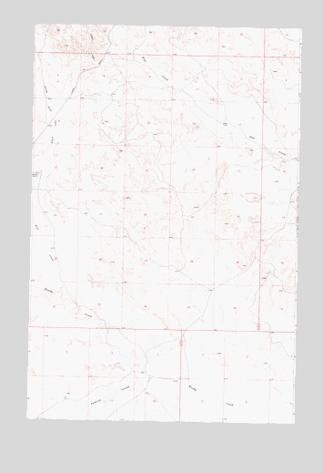 Gilbert Creek SE, MT USGS Topographic Map
