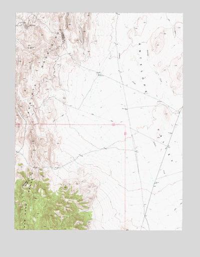 Gilbert Creek SW, NV USGS Topographic Map