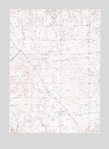 Gilbert Lake, WY USGS Topographic Map