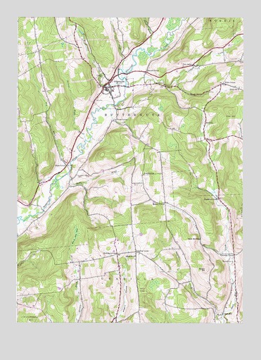 Gilbertsville, NY USGS Topographic Map