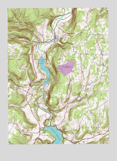 Gilboa, NY USGS Topographic Map