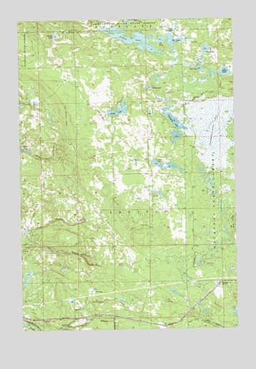Gilchrist, MI USGS Topographic Map