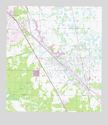 Gilchrist, FL USGS Topographic Map