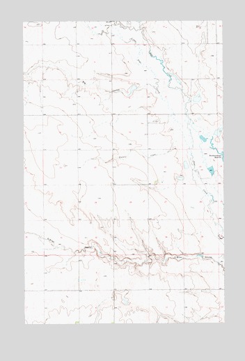 Gildford NW, MT USGS Topographic Map