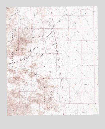 Gillespie Mountain, AZ USGS Topographic Map