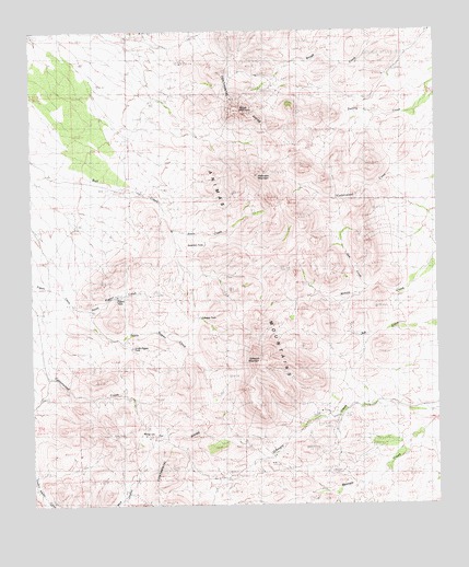 Gillespie Mountain, NM USGS Topographic Map