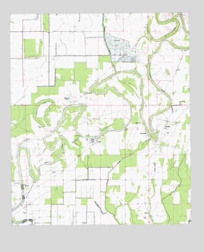 Gilleyville, LA USGS Topographic Map