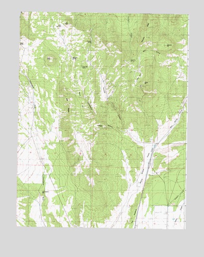 Gillies Hill, UT USGS Topographic Map