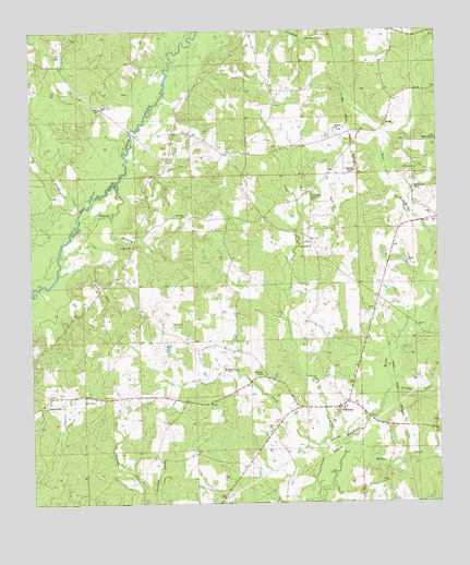 Gillsburg, MS USGS Topographic Map