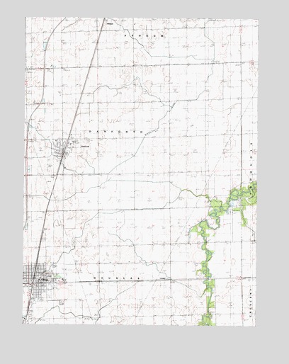 Gilman, IL USGS Topographic Map