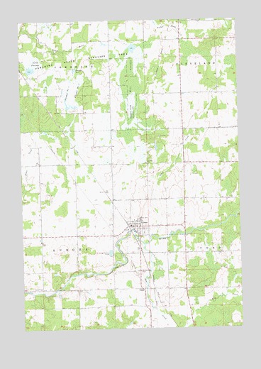 Gilman, WI USGS Topographic Map