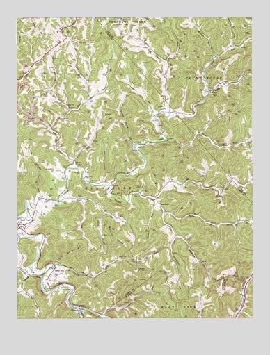 Gilmer, WV USGS Topographic Map