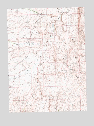 Gilmer Ranch, NV USGS Topographic Map