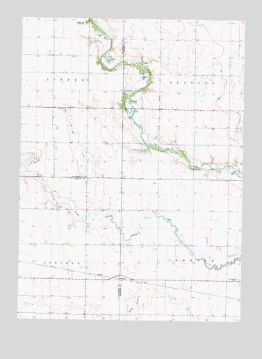 Gilmore City SW, IA USGS Topographic Map