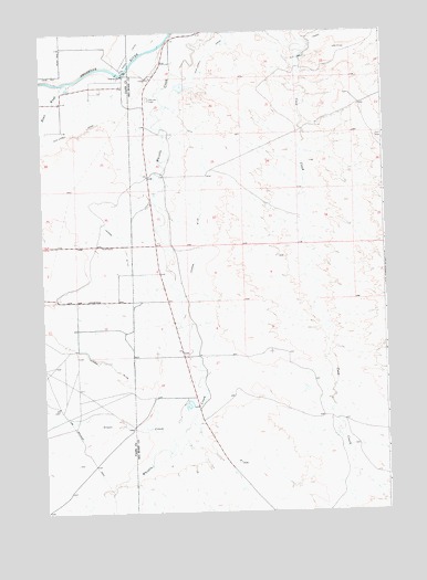 Gilmore Hill NE, WY USGS Topographic Map