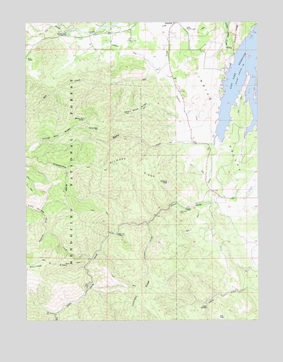 Gilmore Peak, CA USGS Topographic Map