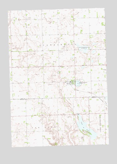 Astoria, SD USGS Topographic Map