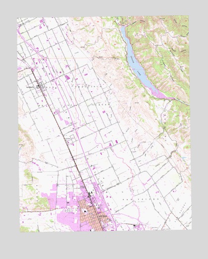 Gilroy, CA USGS Topographic Map