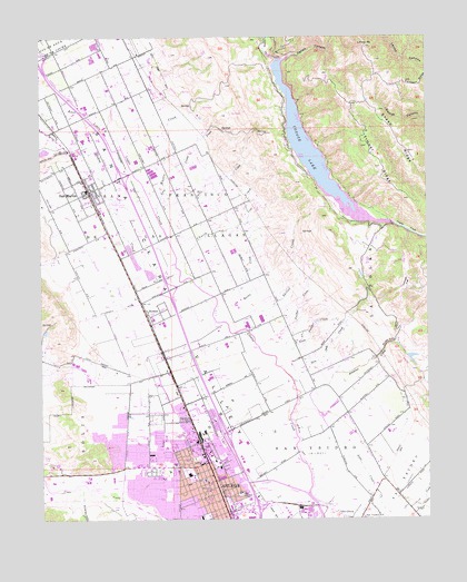 Gilroy, CA USGS Topographic Map