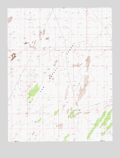 Gilson Butte, UT USGS Topographic Map