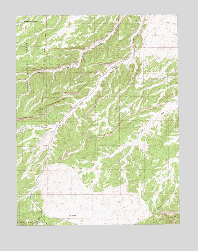 Gilsonite Draw, UT USGS Topographic Map