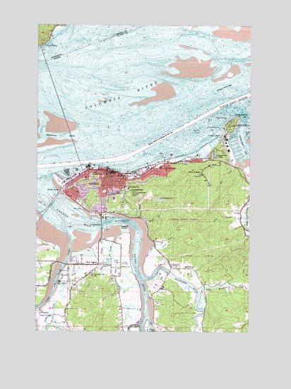 Astoria, OR USGS Topographic Map