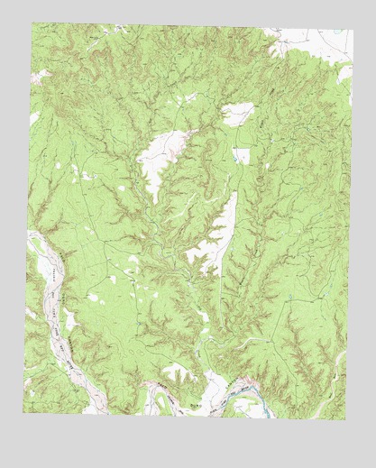 Gip Creek, TX USGS Topographic Map
